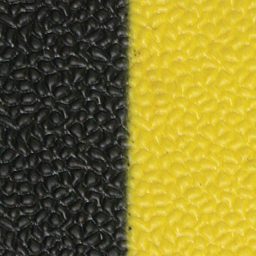 Airsoft Pebbled entrance mat black and yellow