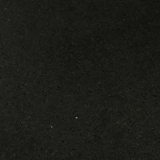 Voyager rubber gym flooring tile in black