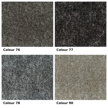 Graphic Marble commercial carpet tiles in colours 76, 77, 78 and 90
