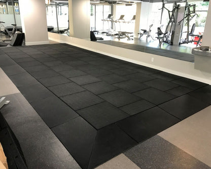 Apollo - Heavy Duty Interlocking Rubber Gym Flooring Tiles