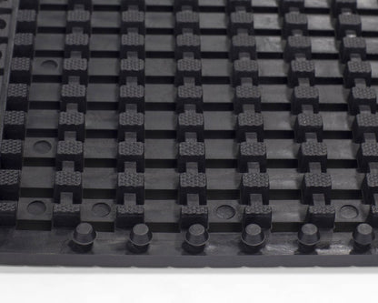 Debris Trap modular entrance mat tile underside