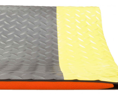 Foam Fusion anti fatigue mat side profile showing foam cushion backing