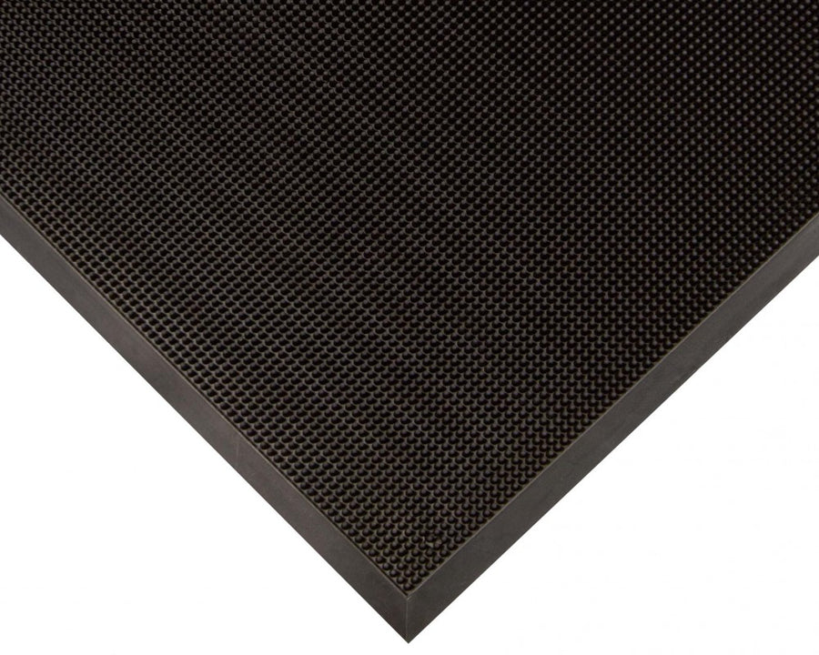 Gritstop Fingermat - Heavy Duty Rubber Scraper Mat for Door Way