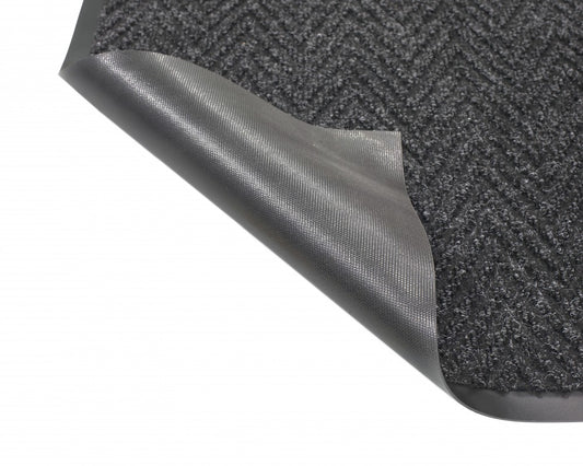 Herringbone commercial entrance mat