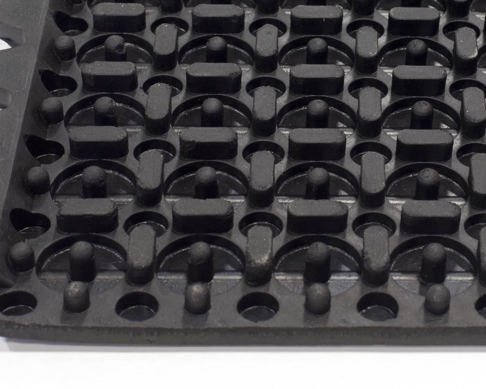 Stand-Easy Solid Top anti-fatigue mat underside drainage pattern