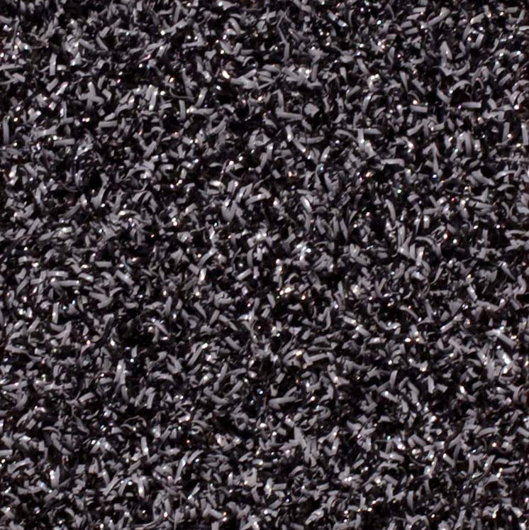 Tundra rubber mat color swatch in charcoal tone