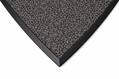 Tundra rubber mat angled edge with clean straight cut and edging detai