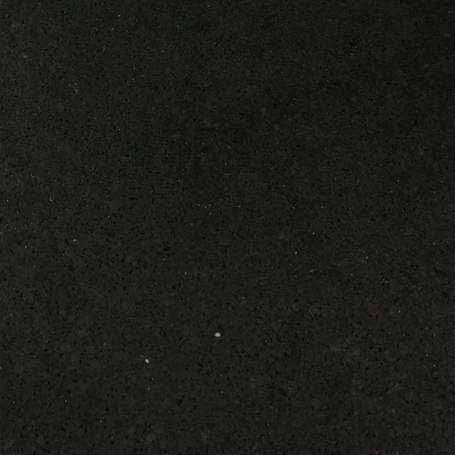 Voyager rubber gym flooring tile in black