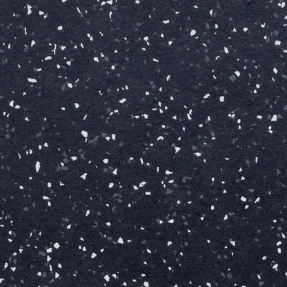 Voyager rubber gym flooring tile in grey speckle